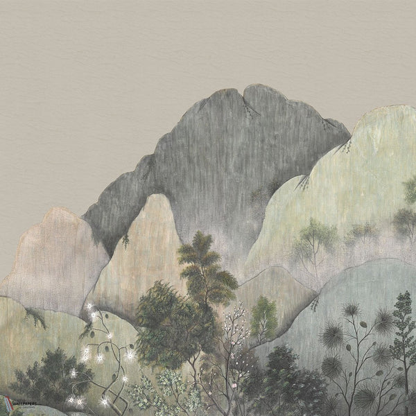 Japanese Mountains wallpaper by Iksel — Mist, detail