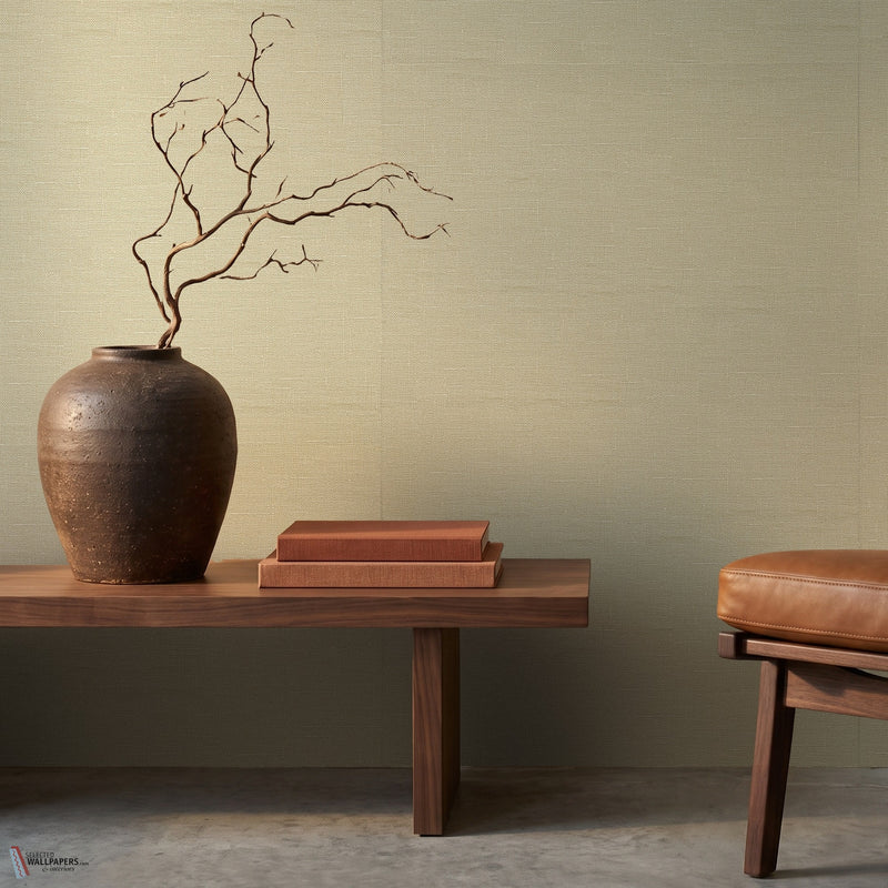 Jute Natural Palette papier peint en Seedpearl de Greenland — intérieur