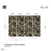 Channels wallpaper by Kelly Wearstler