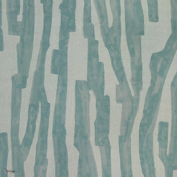 Intargia stof in Aquamarine van Kelly Wearstler