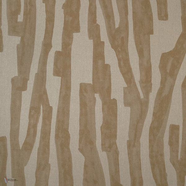 Intargia stof in Bronze van Kelly Wearstler