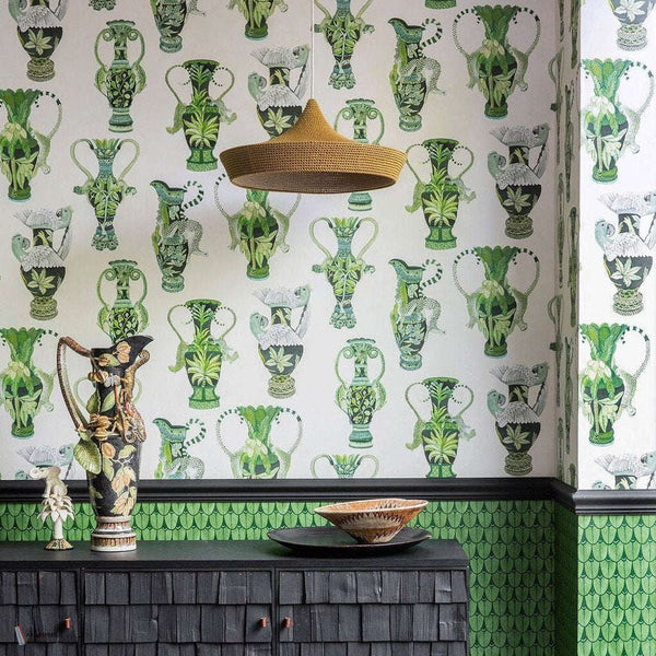 Khulu Vases behang van Cole & Son