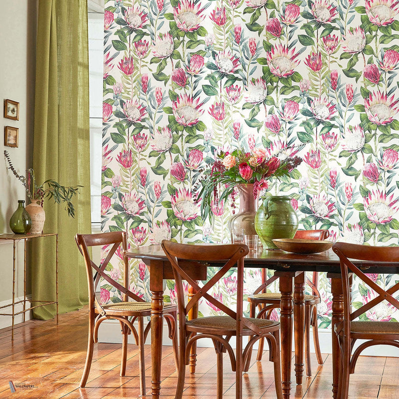 King Protea papier peint de Sanderson