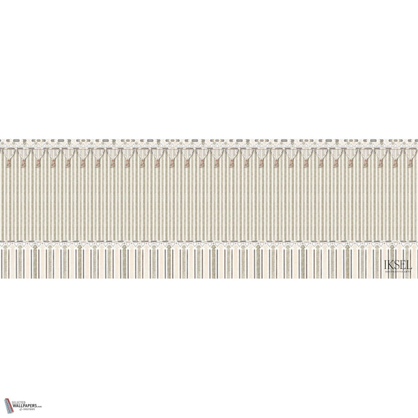 Kubilai's Tent wallpaper in Beige by Iksel