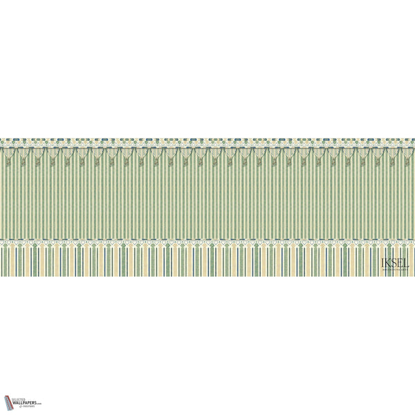 Kubilai's Tent wallpaper in Green by Iksel