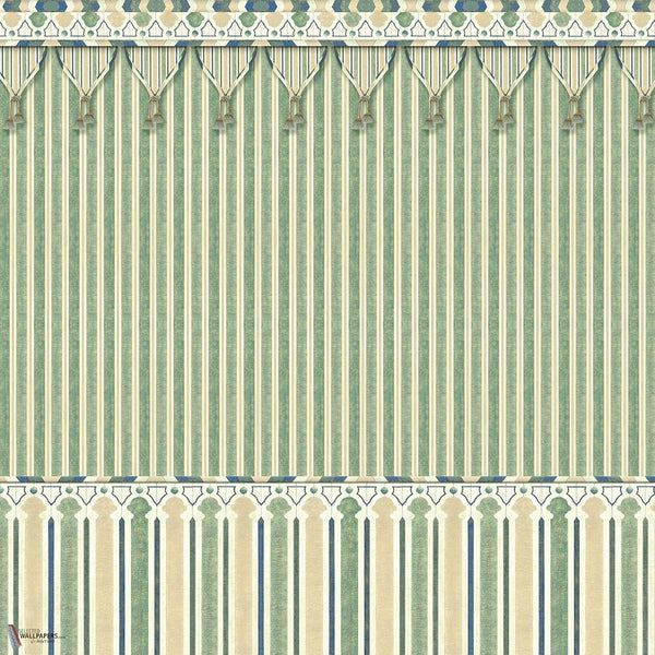 Kubilai's Tent wallpaper by Iksel — Green, detail
