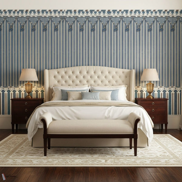 Kubilai's Tent wallpaper by Iksel — styled in a classic interior