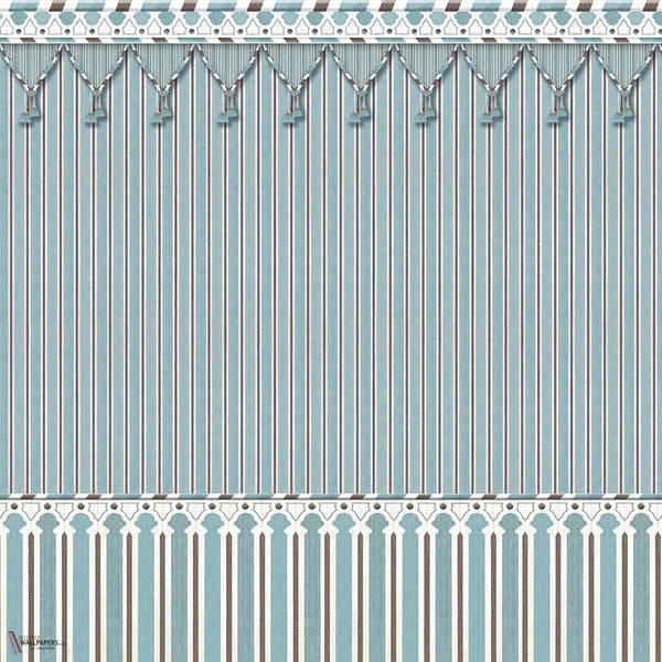 Kubilai's Tent wallpaper by Iksel — Turquoise, detail
