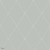 Large Georgian Rope Trellis wallpaper in Grey van Cole & Son