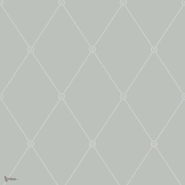 Large Georgian Rope Trellis wallpaper in Grey van Cole & Son