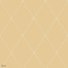 Large Georgian Rope Trellis wallpaper in Ochre van Cole & Son