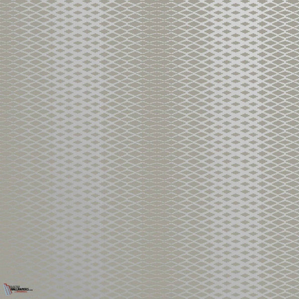 Lattice behang in Bespoke Silver van Farrow & Ball