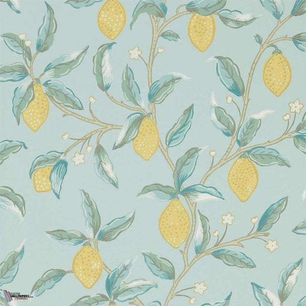 Lemon Tree wallpaper in Wedgewood van Morris & Co