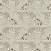 Leopard Walk behang in Soot on Snow van Cole & Son