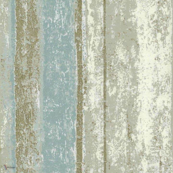 Linea wallpaper in Teal van 1838 wallcoverings