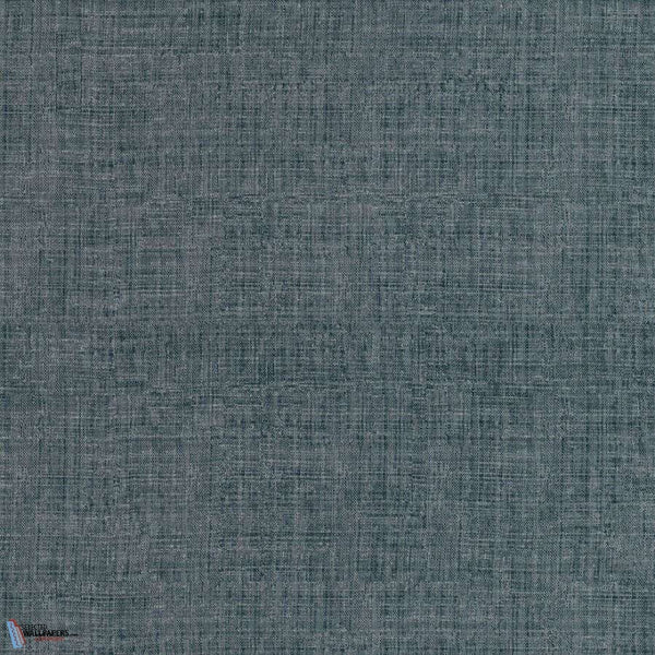 Linen behang in Deep Water van Texam