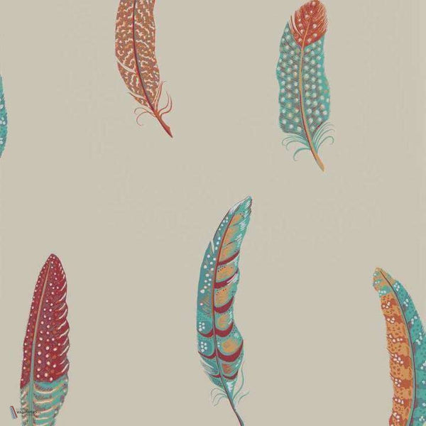 Lismore wallpaper in Russet van Sanderson