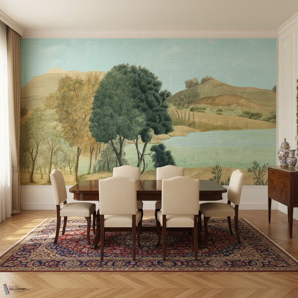 Little Tuscany behang van Iksel — sfeerbeeld in een klassiek interieur