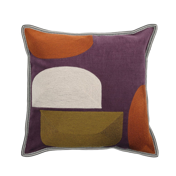 Housse de Coussin Jojoba-Kussen-Casamance-Violet Olive-45 x 45 cm-Selected Wallpapers & Interiors