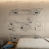 Dc Universe 508 behang van LondonArt — interieur