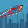 Dc Universe 520 behang van LondonArt — kleurstaal