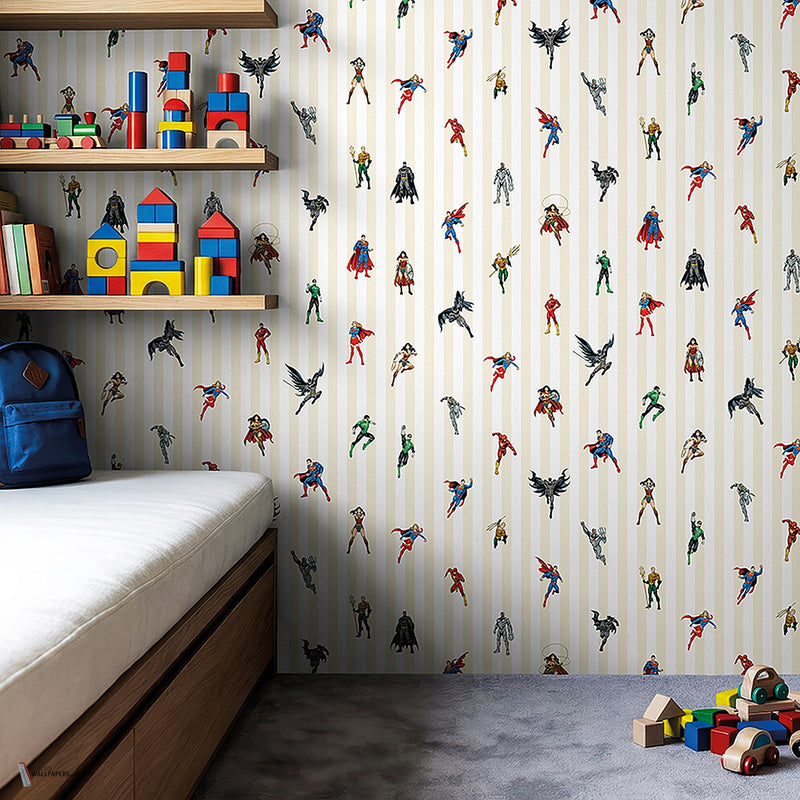 Dc Universe 524 behang van LondonArt — interieur