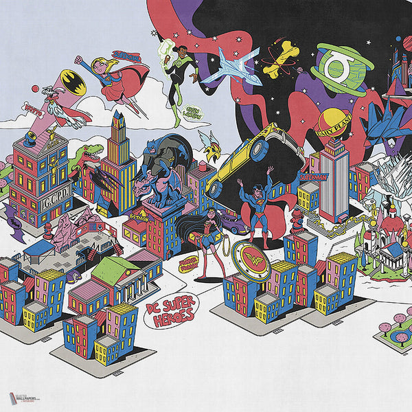 Dc Universe 526 wallpaper by LondonArt — colour swatch
