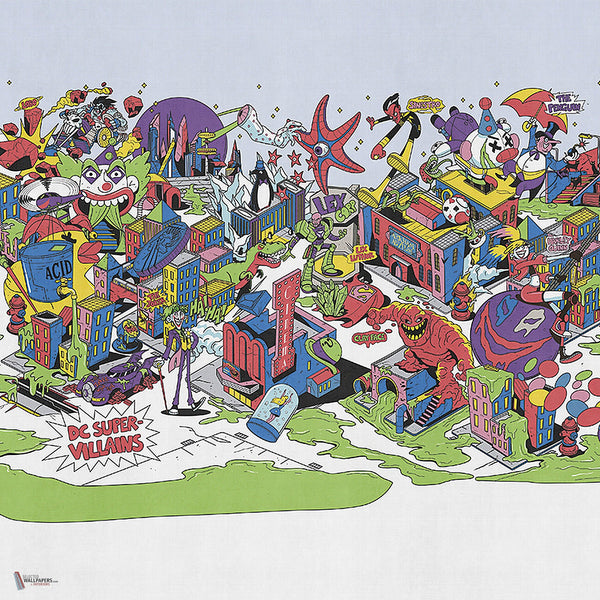 Dc Universe 526 wallpaper by LondonArt — colour swatch