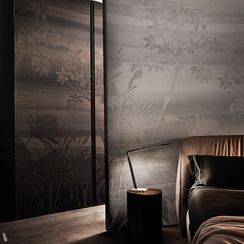 Emberwood Symphony wallpaper by LondonArt — interior