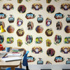 Harry Potter 301 behang van LondonArt — interieur