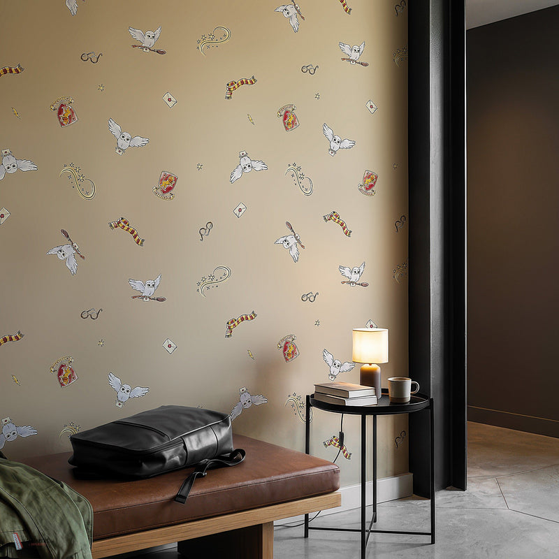 Harry Potter 302 behang van LondonArt — interieur