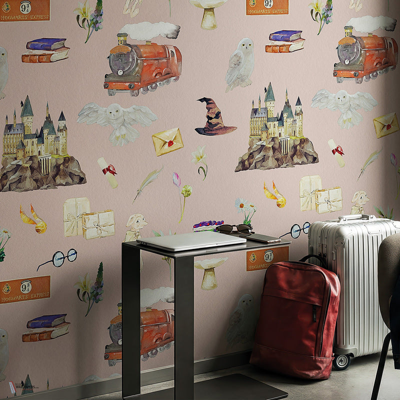 Harry Potter 308 behang van LondonArt — interieur