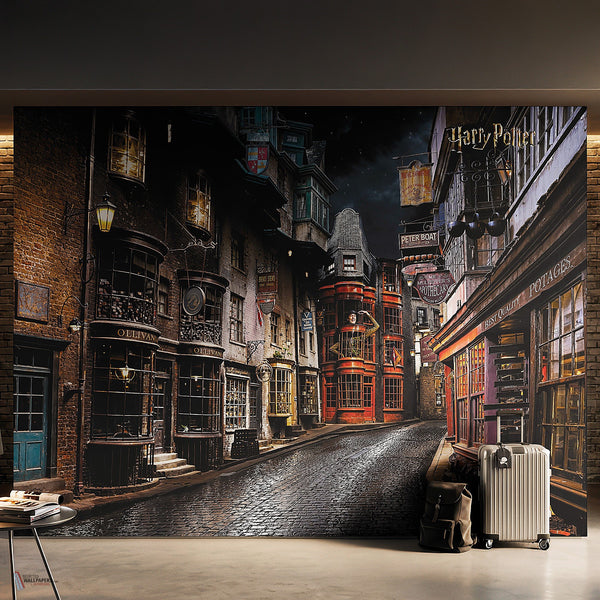 Harry Potter 321 behang van LondonArt — interieur