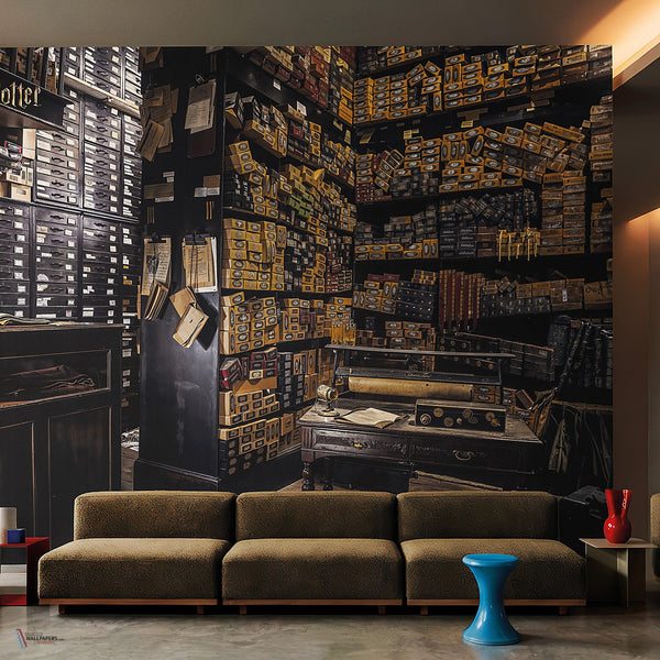 Harry Potter 322 behang van LondonArt — interieur