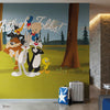 Looney Tunes 201 behang van LondonArt — interieur