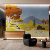 Looney Tunes 203 behang van LondonArt — interieur
