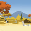 Looney Tunes 203 behang van LondonArt — kleurstaal