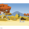 Looney Tunes 203 behang van LondonArt — volledig ontwerp