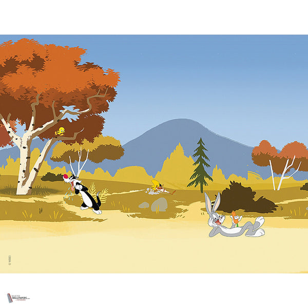 Looney Tunes 203 behang van LondonArt — volledig ontwerp