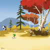 Looney Tunes 203 behang van LondonArt — kleurstaal