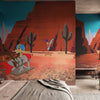 Looney Tunes 205 behang van LondonArt — interieur