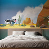 Looney Tunes 206 behang van LondonArt — interieur