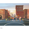Looney Tunes 208 behang van LondonArt — volledig ontwerp