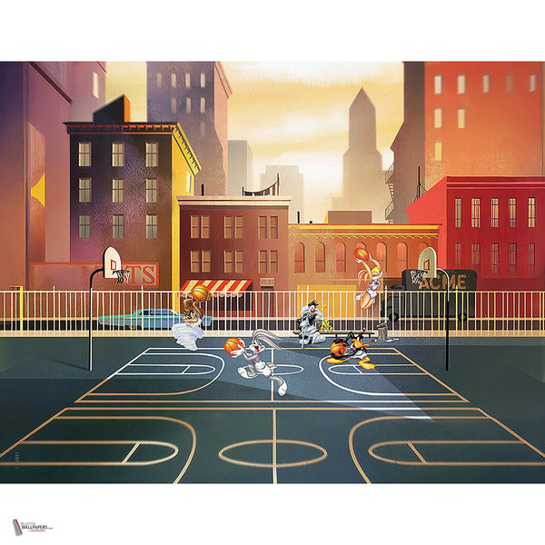 Looney Tunes 208 behang van LondonArt — volledig ontwerp