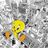 Looney Tunes 212 behang van LondonArt — kleurstaal