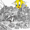 Looney Tunes 212 behang van LondonArt — kleurstaal