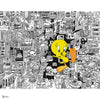 Looney Tunes 212 behang van LondonArt — volledig ontwerp