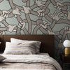 Looney Tunes 214 behang van LondonArt — interieur