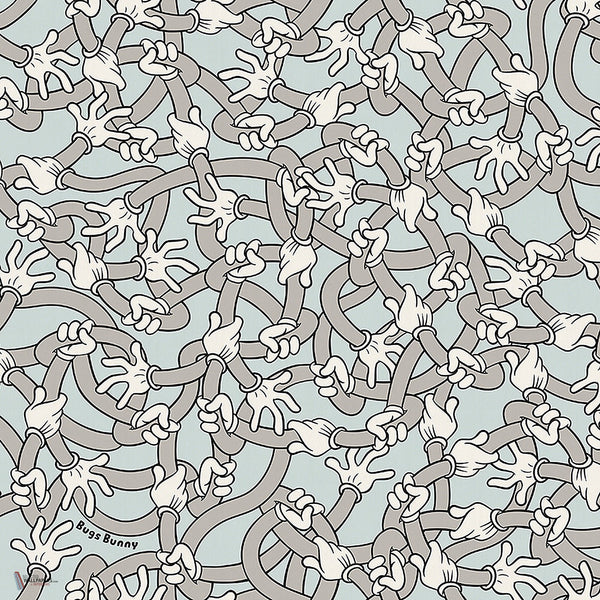 Looney Tunes 214 behang van LondonArt — kleurstaal