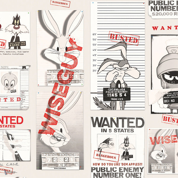 Looney Tunes 215 behang van LondonArt — kleurstaal